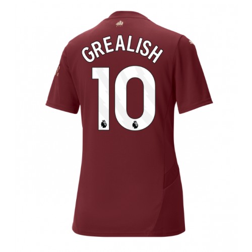 Fotballdrakt Dame Manchester City Jack Grealish #10 Tredjedrakt 2024-25 Kortermet